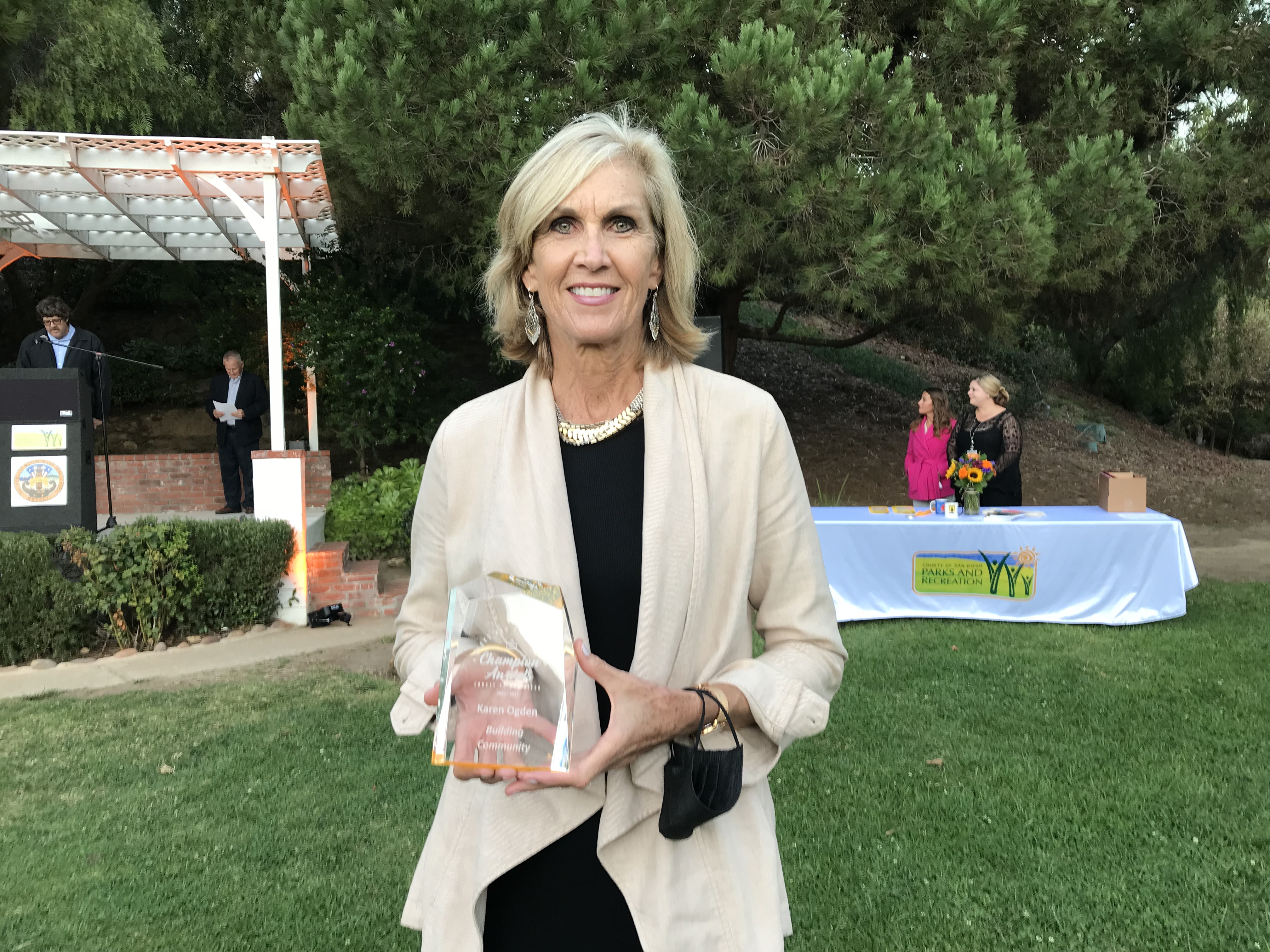 Karen Ogden, Winner of Building Community Award